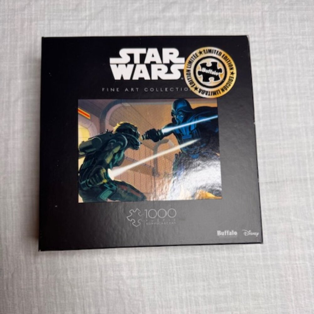 Star Wars FineArt Collection 1000 Piece Puzzle Luke & Vader Limited Edition NEW